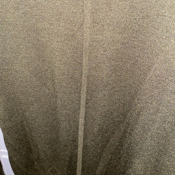 Madewell Olive Green Tie-Front Sweater - Picture 4 of 5